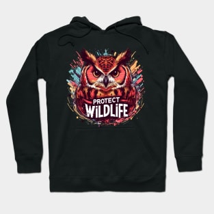 Protect Wildlife - Owl Hoodie